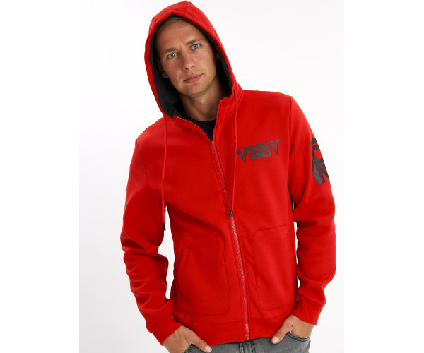 Толстовка мужская красного цвета 3003Kr