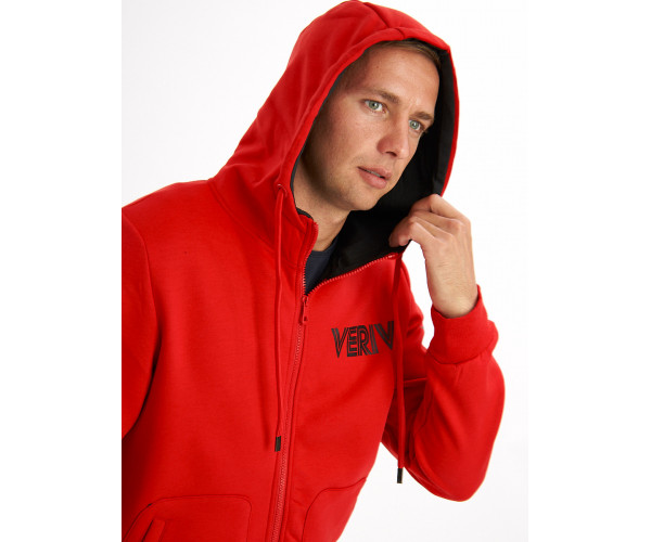 Толстовка мужская красного цвета 3003Kr