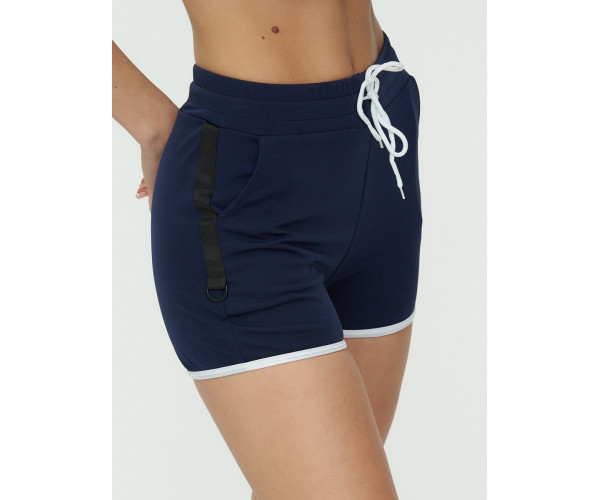 Спортивные шорты женские темно-синего цвета 3019TS