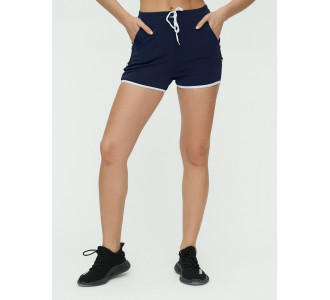 Спортивные шорты женские темно-синего цвета 3019TS