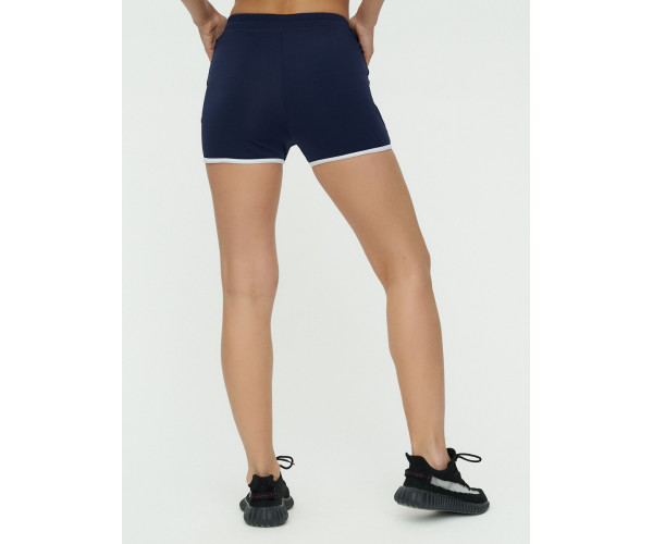 Спортивные шорты женские темно-синего цвета 3019TS