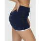 Спортивные шорты женские темно-синего цвета 3019TS