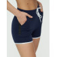 Спортивные шорты женские темно-синего цвета 3019TS