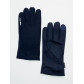 Классические перчатки зимние мужские темно-синего цвета 601TS