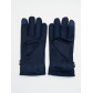 Классические перчатки зимние мужские темно-синего цвета 601TS