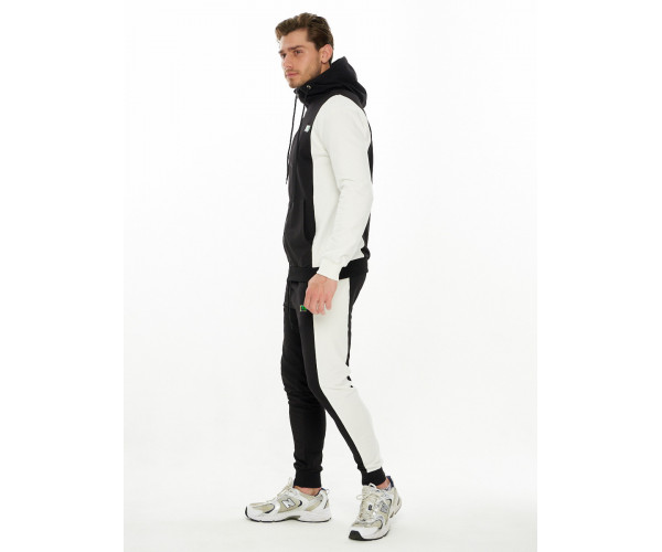 Спортивный костюм трикотажный черного цвета 9154Ch