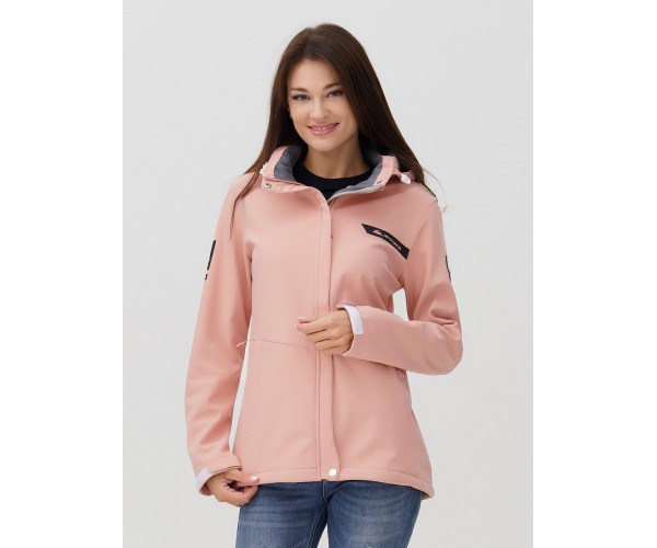 Ветровка  женская розового цвета 2034R