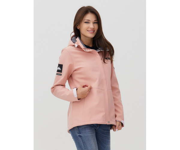 Ветровка  женская розового цвета 2034R