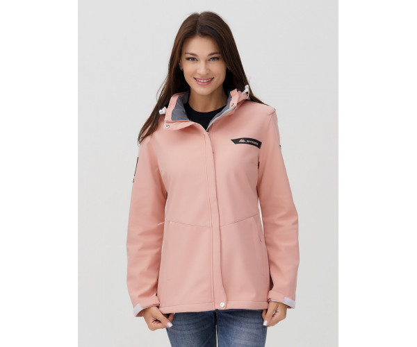 Ветровка  женская розового цвета 2034R