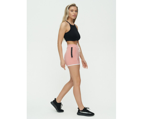 Спортивные шорты женские розового цвета 3019R