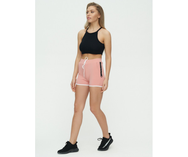 Спортивные шорты женские розового цвета 3019R