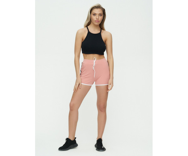 Спортивные шорты женские розового цвета 3019R