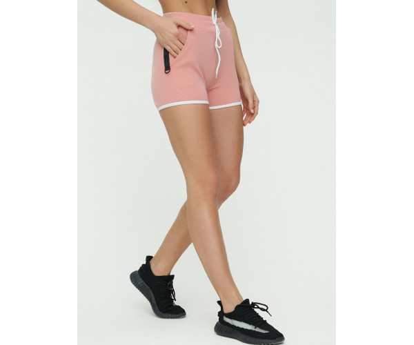 Спортивные шорты женские розового цвета 3019R