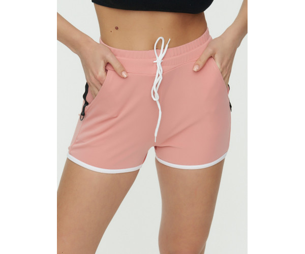 Спортивные шорты женские розового цвета 3019R