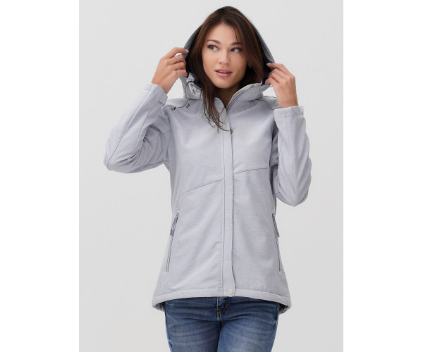 Ветровка  женская светло-серый цвета 2035SS