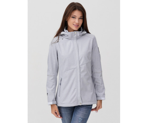 Ветровка  женская светло-серый цвета 2035SS