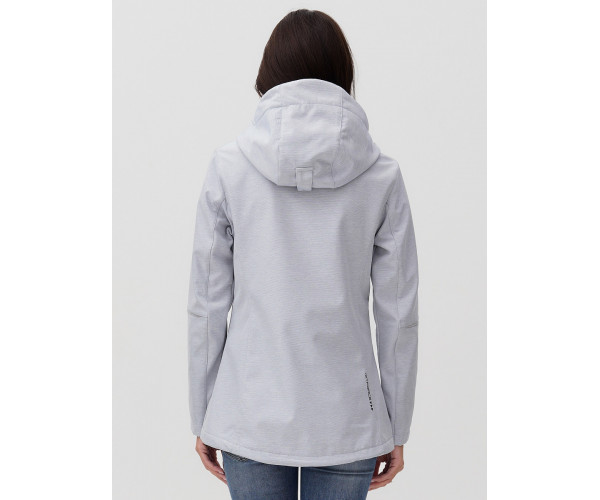 Ветровка  женская светло-серый цвета 2035SS