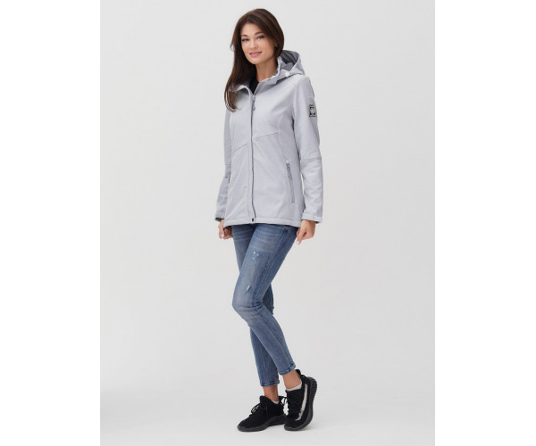 Ветровка  женская светло-серый цвета 2035SS
