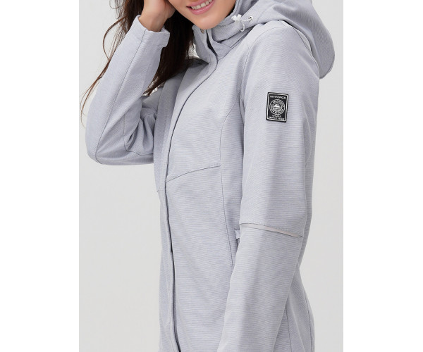 Ветровка  женская светло-серый цвета 2035SS