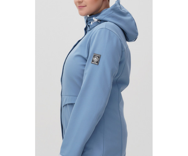 Костюм  bigsize голубого цвета 02032-1Gl