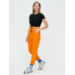 Спортивные брюки женские оранжевого цвета 1307O