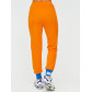 Спортивные брюки женские оранжевого цвета 1307O
