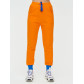 Спортивные брюки женские оранжевого цвета 1307O