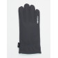 Классические перчатки зимние мужские серого цвета 601Sr