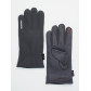 Классические перчатки зимние мужские серого цвета 601Sr