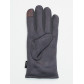 Классические перчатки зимние мужские серого цвета 601Sr