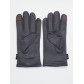 Классические перчатки зимние мужские серого цвета 601Sr