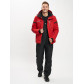 Горнолыжный костюм мужской красного цвета 077014Kr