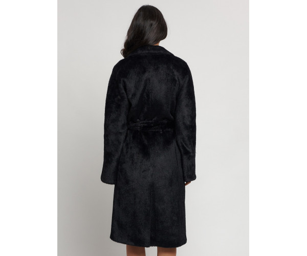 Пальто женское зимнее черного цвета 41881Ch