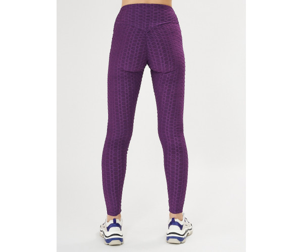 Леггинсы женские темно-фиолетового цвета 1165TF
