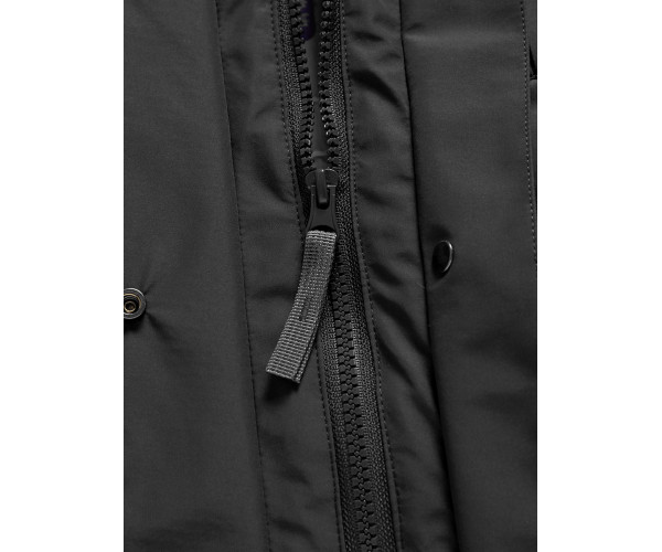 Парка зимняя Valianly для девочки черного цвета 9042Ch