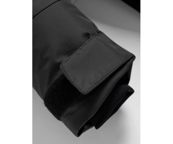 Парка зимняя Valianly для девочки черного цвета 9042Ch