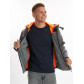 Ветровка мужская серого цвета 775Sr