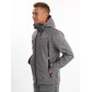 Ветровка мужская серого цвета 775Sr