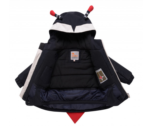 Горнолыжный костюм детский Valianly черного цвета 9001Ch