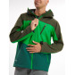 Ветровка мужская зеленого цвета 776Z