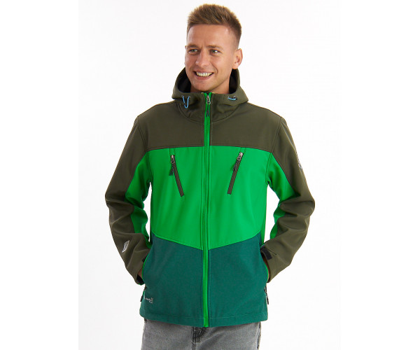 Ветровка мужская зеленого цвета 776Z