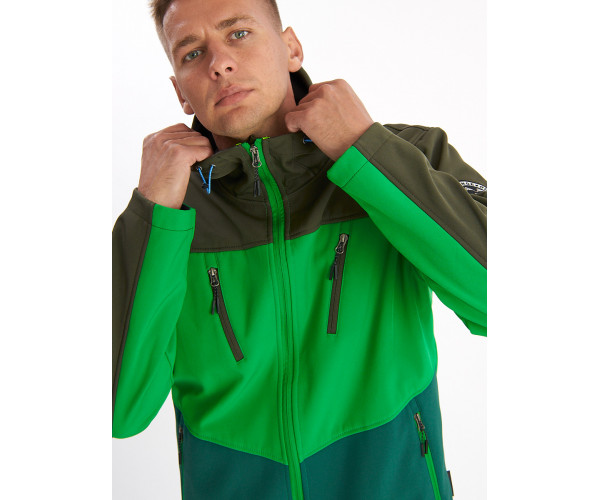 Ветровка мужская зеленого цвета 776Z