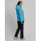 Горнолыжный костюм женский синего цвета 077033S