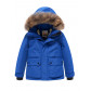 Парка зимняя Valianly для мальчика синего цвета 9033S