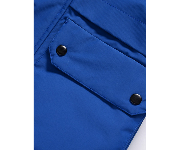 Парка зимняя Valianly для мальчика синего цвета 9033S