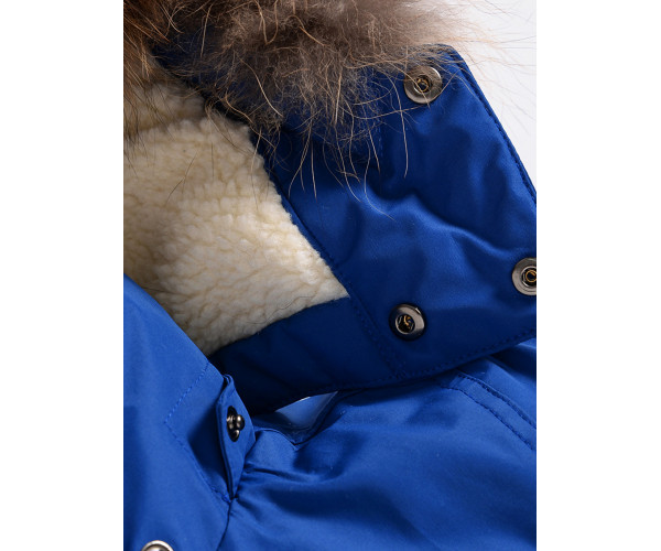 Парка зимняя Valianly для мальчика синего цвета 9033S