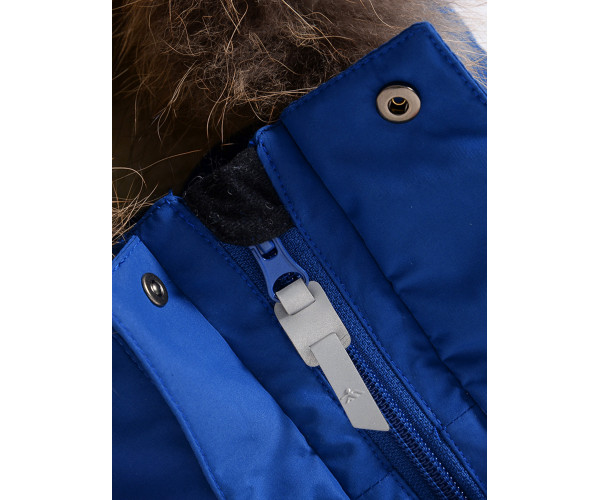 Парка зимняя Valianly для мальчика синего цвета 9033S