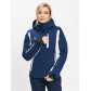 Горнолыжная куртка женская темно-синего цвета 77034TS
