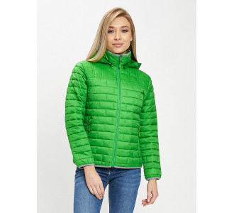 Стеганная куртка зеленого цвета 33315Z