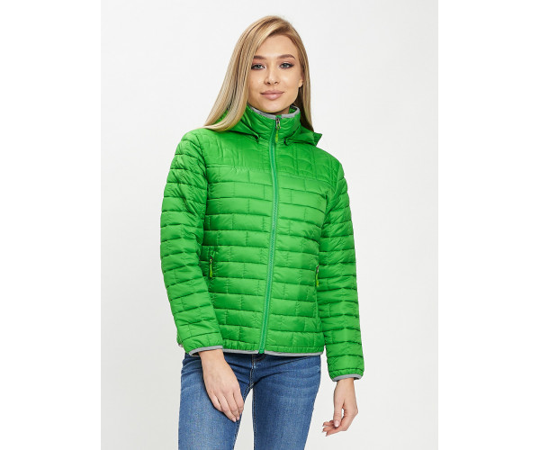 Стеганная куртка зеленого цвета 33315Z